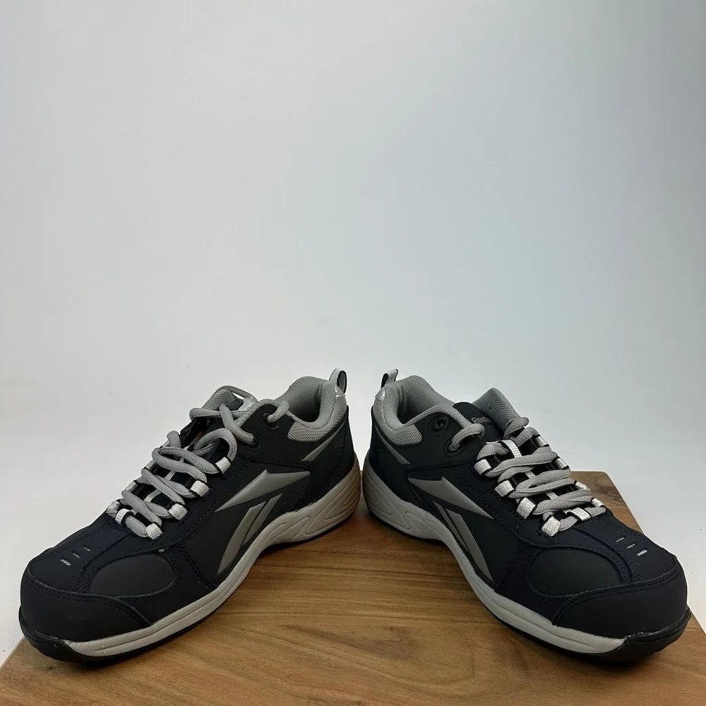 New Womens Reebok Work Jorie Navy Composite Toe‎ Oxford Shoes Sneakers Sz 9 M